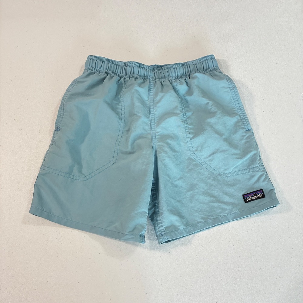 Patagonia Baggies Shorts Kids Size S 7-8 Blue Swim‎ Trunks Outdoor Beach Casual